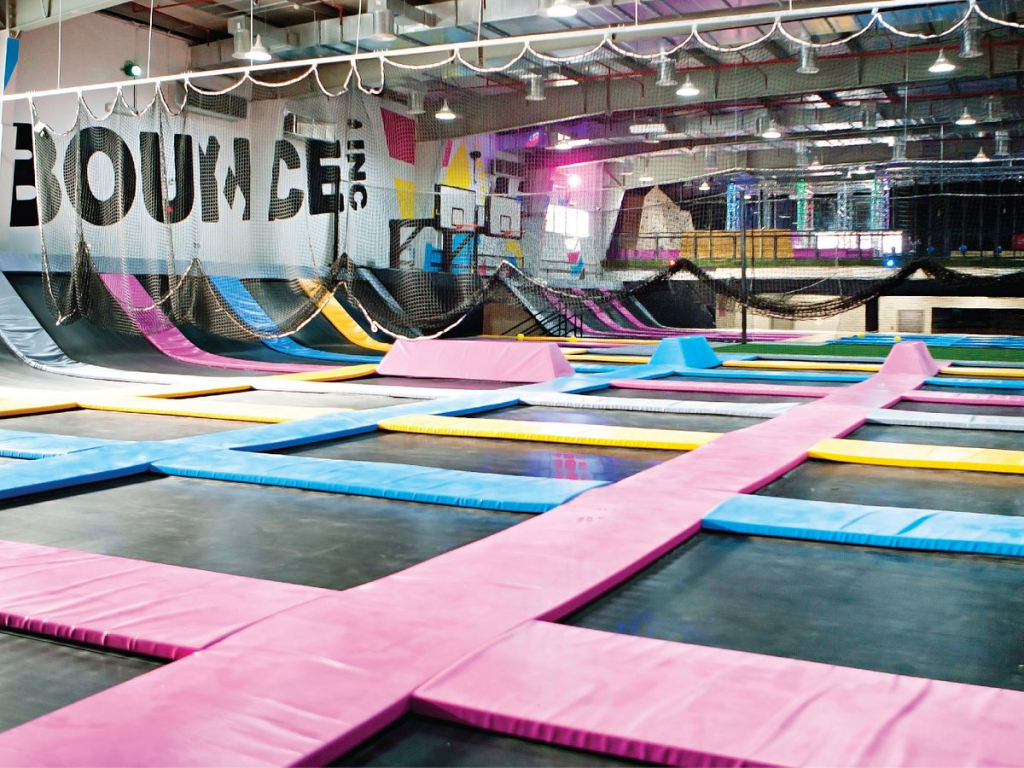 Trampoline Park In Riyadh صالة ترامبولين في الرياض