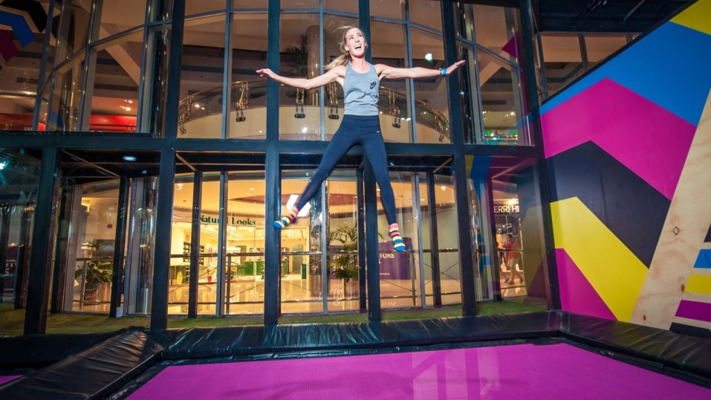 Trampoline Park In Riyadh صالة ترامبولين في الرياض