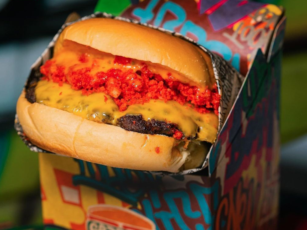 3. Cheeto Beef Burger at Graffiti Burger in Riyadh