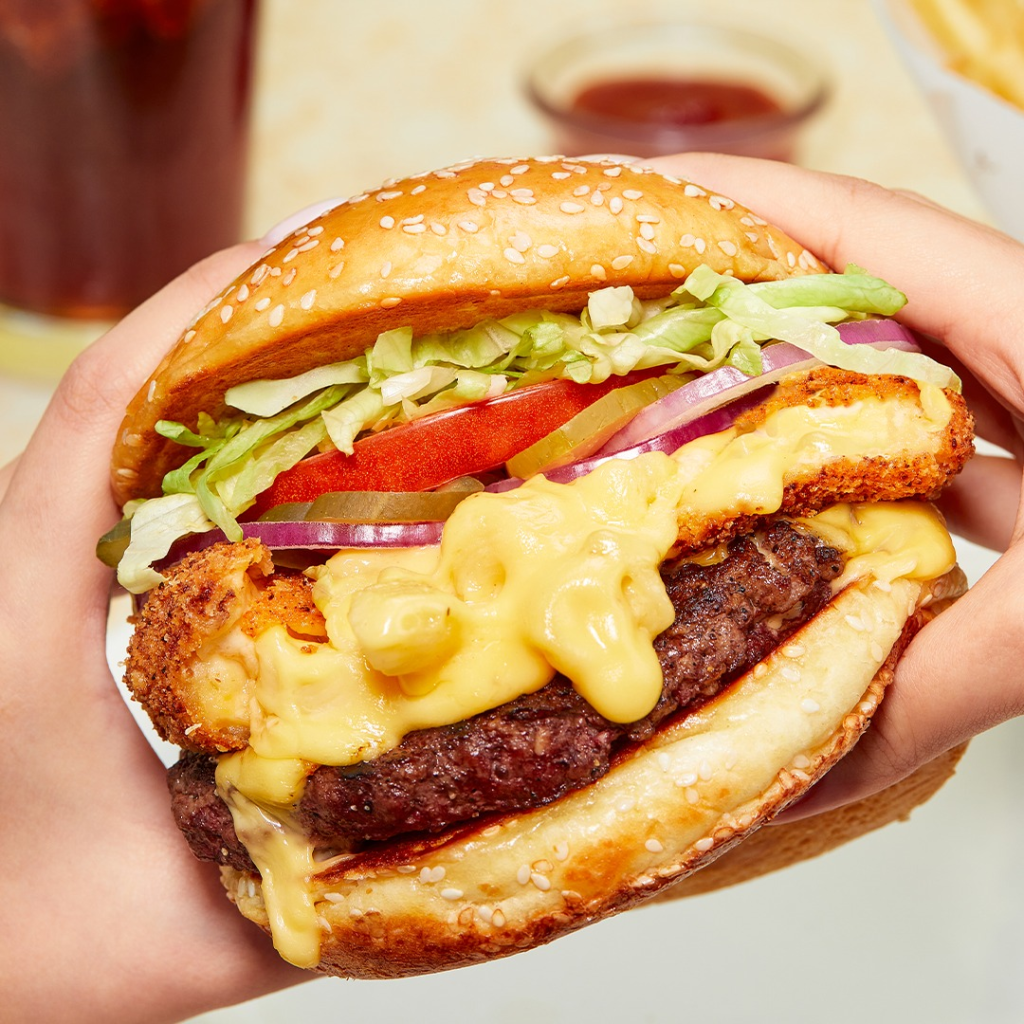 2. Mac n Cheese Burger from none other than The Cheesecake Factory in Riyadh