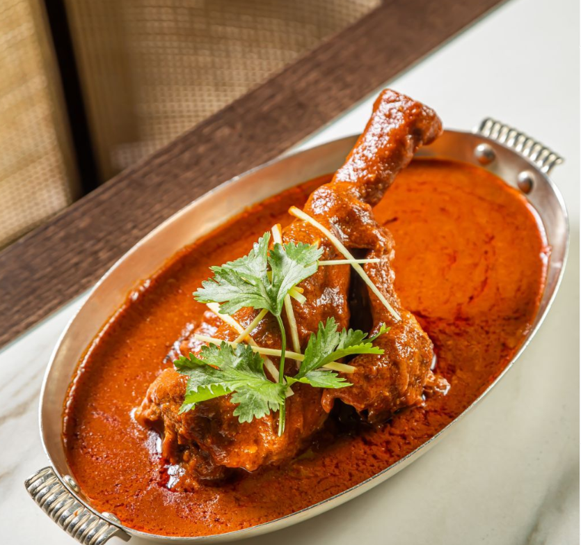 Lamb Shank Rogan Josh جيمخانا المطعم الهندي الرياض