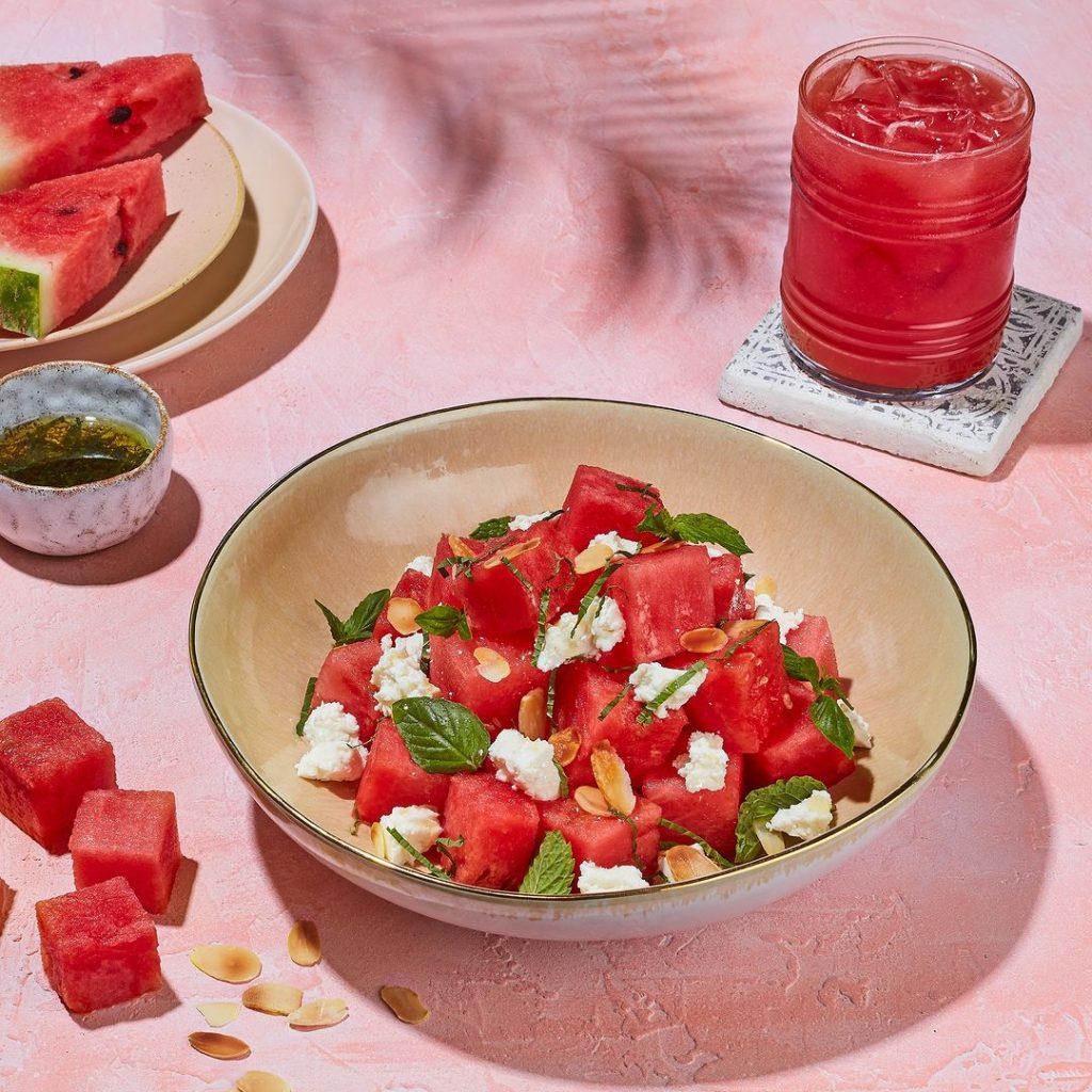 feta watermelon salad in Riyadh 