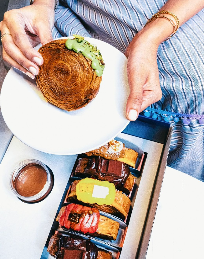 Rolled croissants - Riyadh it. Bakery. كرواسون رول في الرياض