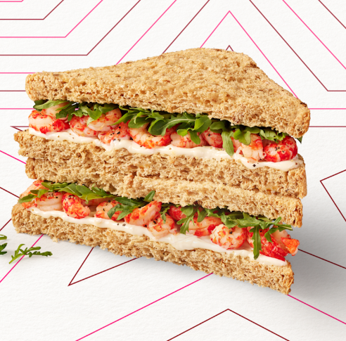 3. Classic Crayfish & Rocket Sandwich
